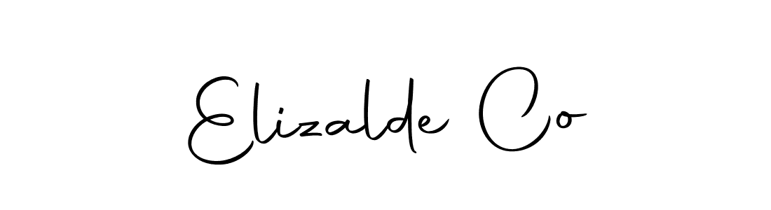 Also we have Elizalde Co name is the best signature style. Create professional handwritten signature collection using Autography-DOLnW autograph style. Elizalde Co signature style 10 images and pictures png