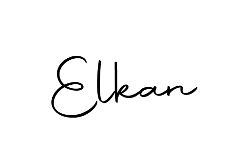 Design your own signature with our free online signature maker. With this signature software, you can create a handwritten (Autography-DOLnW) signature for name Elkan. Elkan signature style 10 images and pictures png