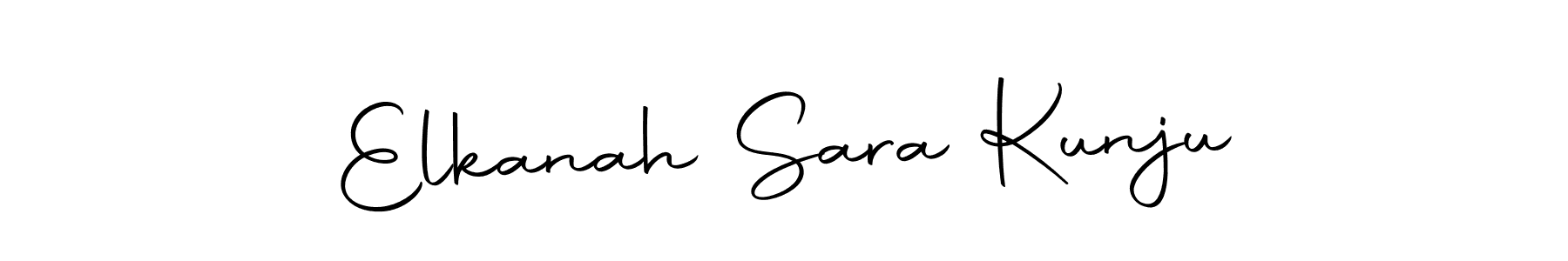 Create a beautiful signature design for name Elkanah Sara Kunju. With this signature (Autography-DOLnW) fonts, you can make a handwritten signature for free. Elkanah Sara Kunju signature style 10 images and pictures png