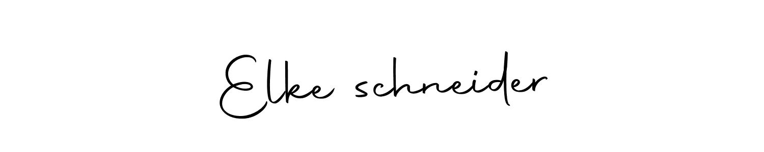 You should practise on your own different ways (Autography-DOLnW) to write your name (Elke schneider) in signature. don't let someone else do it for you. Elke schneider signature style 10 images and pictures png