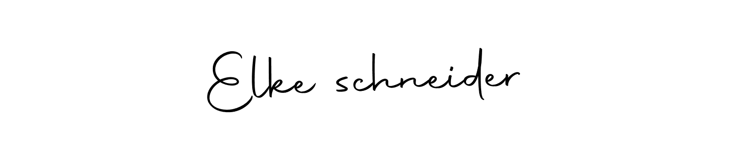 You should practise on your own different ways (Autography-DOLnW) to write your name (Elke schneider) in signature. don't let someone else do it for you. Elke schneider signature style 10 images and pictures png