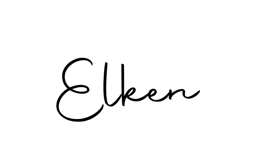 You should practise on your own different ways (Autography-DOLnW) to write your name (Elken) in signature. don't let someone else do it for you. Elken signature style 10 images and pictures png