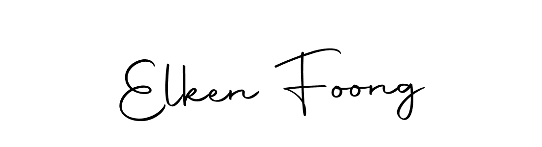 Make a beautiful signature design for name Elken Foong. With this signature (Autography-DOLnW) style, you can create a handwritten signature for free. Elken Foong signature style 10 images and pictures png