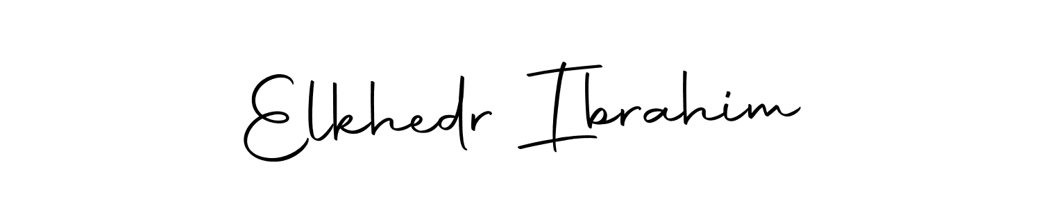 How to make Elkhedr Ibrahim signature? Autography-DOLnW is a professional autograph style. Create handwritten signature for Elkhedr Ibrahim name. Elkhedr Ibrahim signature style 10 images and pictures png