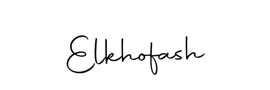 How to make Elkhofash signature? Autography-DOLnW is a professional autograph style. Create handwritten signature for Elkhofash name. Elkhofash signature style 10 images and pictures png