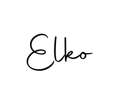 if you are searching for the best signature style for your name Elko. so please give up your signature search. here we have designed multiple signature styles  using Autography-DOLnW. Elko signature style 10 images and pictures png