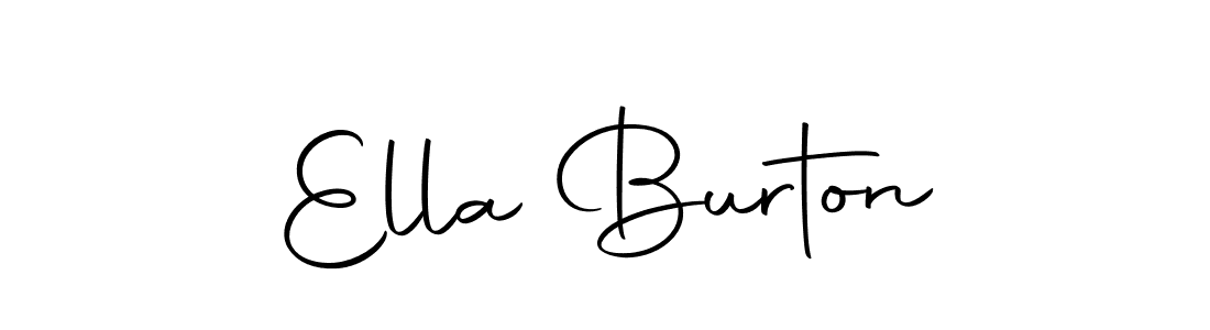 Create a beautiful signature design for name Ella Burton. With this signature (Autography-DOLnW) fonts, you can make a handwritten signature for free. Ella Burton signature style 10 images and pictures png