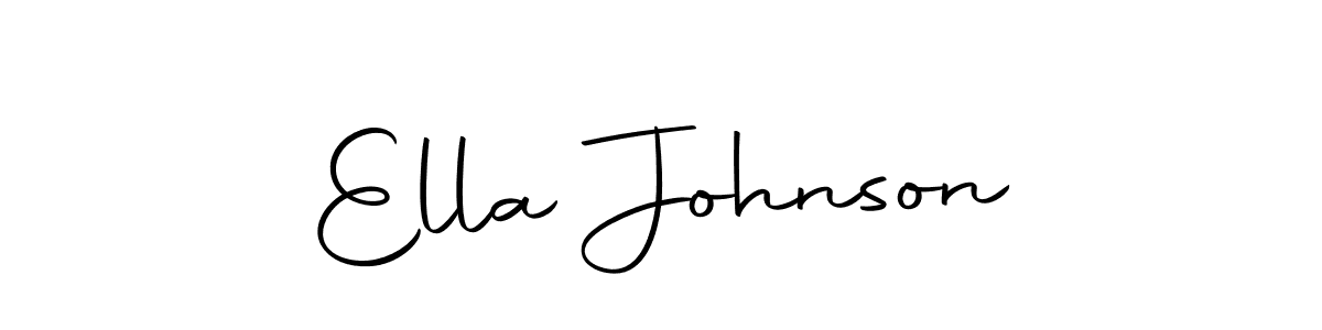 Design your own signature with our free online signature maker. With this signature software, you can create a handwritten (Autography-DOLnW) signature for name Ella Johnson. Ella Johnson signature style 10 images and pictures png
