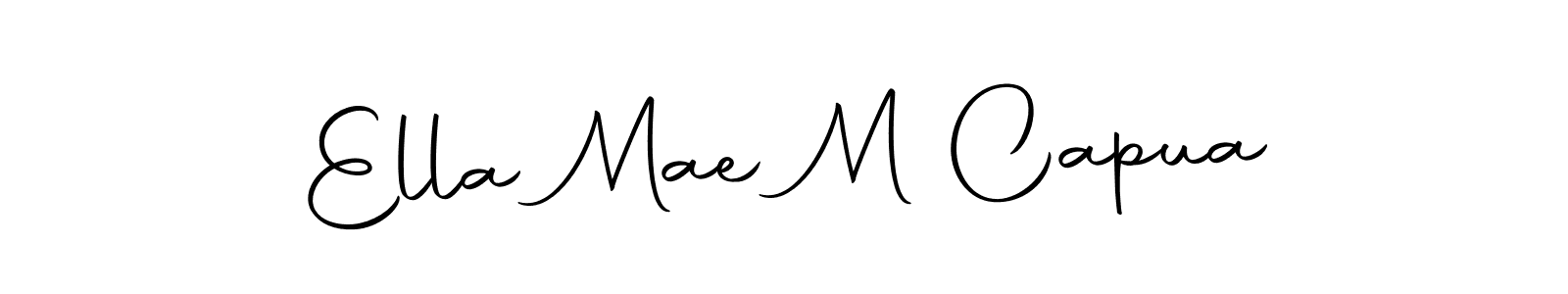 Once you've used our free online signature maker to create your best signature Autography-DOLnW style, it's time to enjoy all of the benefits that Ella Mae M Capua name signing documents. Ella Mae M Capua signature style 10 images and pictures png