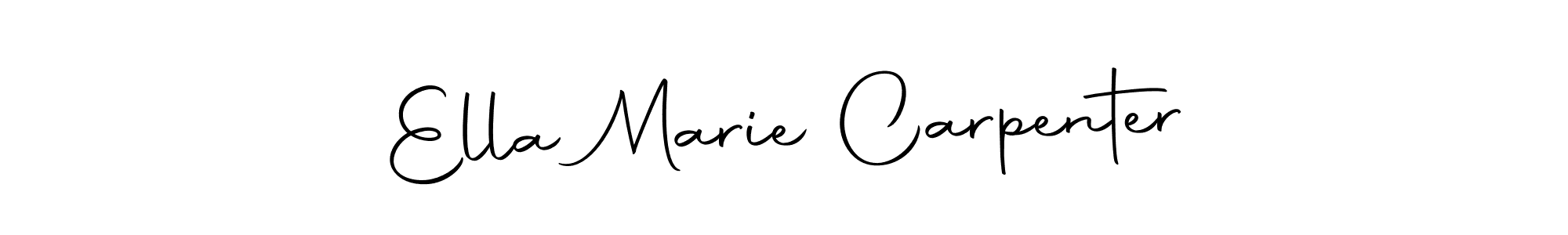 Make a beautiful signature design for name Ella Marie Carpenter. With this signature (Autography-DOLnW) style, you can create a handwritten signature for free. Ella Marie Carpenter signature style 10 images and pictures png