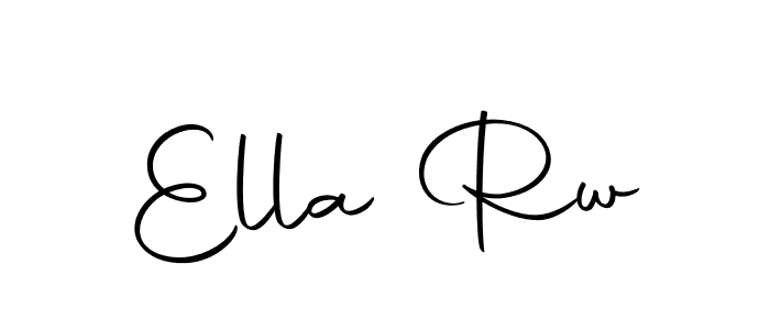 Autography-DOLnW is a professional signature style that is perfect for those who want to add a touch of class to their signature. It is also a great choice for those who want to make their signature more unique. Get Ella Rw name to fancy signature for free. Ella Rw signature style 10 images and pictures png