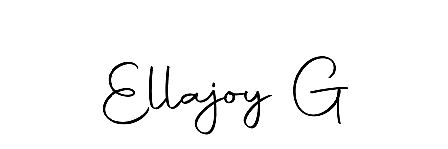 Design your own signature with our free online signature maker. With this signature software, you can create a handwritten (Autography-DOLnW) signature for name Ellajoy G. Ellajoy G signature style 10 images and pictures png