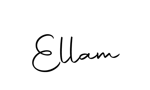 Ellam stylish signature style. Best Handwritten Sign (Autography-DOLnW) for my name. Handwritten Signature Collection Ideas for my name Ellam. Ellam signature style 10 images and pictures png