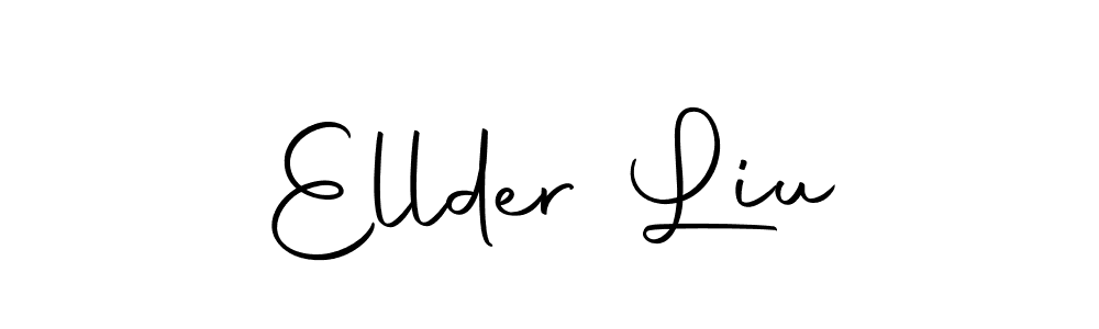 The best way (Autography-DOLnW) to make a short signature is to pick only two or three words in your name. The name Ellder Liu include a total of six letters. For converting this name. Ellder Liu signature style 10 images and pictures png