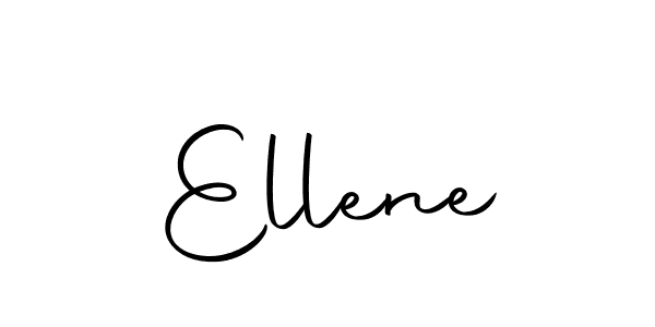 How to make Ellene name signature. Use Autography-DOLnW style for creating short signs online. This is the latest handwritten sign. Ellene signature style 10 images and pictures png