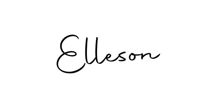 Best and Professional Signature Style for Elleson. Autography-DOLnW Best Signature Style Collection. Elleson signature style 10 images and pictures png