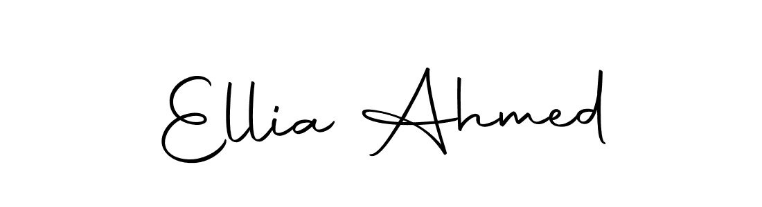 This is the best signature style for the Ellia Ahmed name. Also you like these signature font (Autography-DOLnW). Mix name signature. Ellia Ahmed signature style 10 images and pictures png