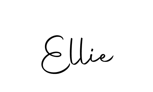 Design your own signature with our free online signature maker. With this signature software, you can create a handwritten (Autography-DOLnW) signature for name Ellie. Ellie signature style 10 images and pictures png