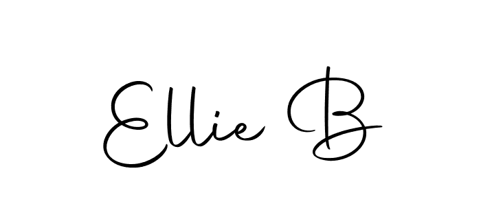 You should practise on your own different ways (Autography-DOLnW) to write your name (Ellie B) in signature. don't let someone else do it for you. Ellie B signature style 10 images and pictures png