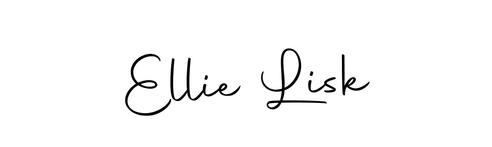 Make a short Ellie Lisk signature style. Manage your documents anywhere anytime using Autography-DOLnW. Create and add eSignatures, submit forms, share and send files easily. Ellie Lisk signature style 10 images and pictures png