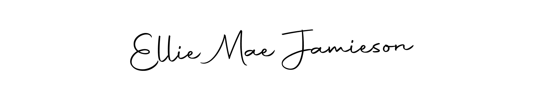 Create a beautiful signature design for name Ellie Mae Jamieson. With this signature (Autography-DOLnW) fonts, you can make a handwritten signature for free. Ellie Mae Jamieson signature style 10 images and pictures png