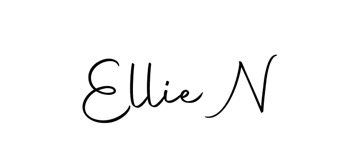 You should practise on your own different ways (Autography-DOLnW) to write your name (Ellie N) in signature. don't let someone else do it for you. Ellie N signature style 10 images and pictures png