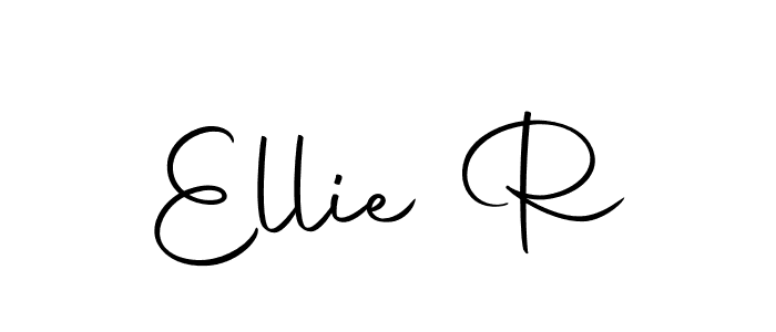 The best way (Autography-DOLnW) to make a short signature is to pick only two or three words in your name. The name Ellie R include a total of six letters. For converting this name. Ellie R signature style 10 images and pictures png