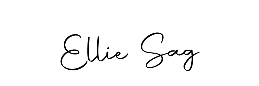 Design your own signature with our free online signature maker. With this signature software, you can create a handwritten (Autography-DOLnW) signature for name Ellie Sag. Ellie Sag signature style 10 images and pictures png