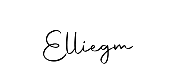Design your own signature with our free online signature maker. With this signature software, you can create a handwritten (Autography-DOLnW) signature for name Elliegm. Elliegm signature style 10 images and pictures png