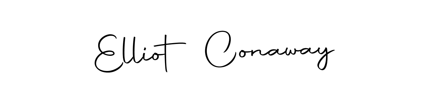 The best way (Autography-DOLnW) to make a short signature is to pick only two or three words in your name. The name Elliot Conaway include a total of six letters. For converting this name. Elliot Conaway signature style 10 images and pictures png