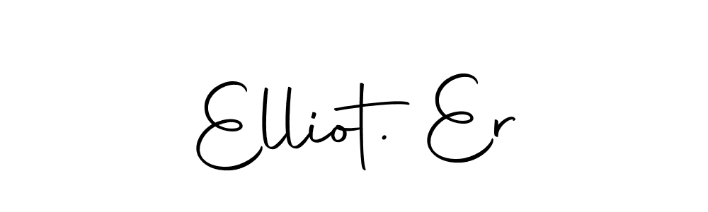 Design your own signature with our free online signature maker. With this signature software, you can create a handwritten (Autography-DOLnW) signature for name Elliot. Er. Elliot. Er signature style 10 images and pictures png