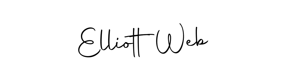 Also we have Elliott  Web name is the best signature style. Create professional handwritten signature collection using Autography-DOLnW autograph style. Elliott  Web signature style 10 images and pictures png