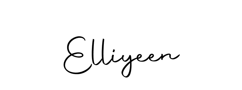 Elliyeen stylish signature style. Best Handwritten Sign (Autography-DOLnW) for my name. Handwritten Signature Collection Ideas for my name Elliyeen. Elliyeen signature style 10 images and pictures png