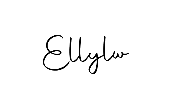 Use a signature maker to create a handwritten signature online. With this signature software, you can design (Autography-DOLnW) your own signature for name Ellylw. Ellylw signature style 10 images and pictures png