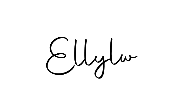 Use a signature maker to create a handwritten signature online. With this signature software, you can design (Autography-DOLnW) your own signature for name Ellylw. Ellylw signature style 10 images and pictures png