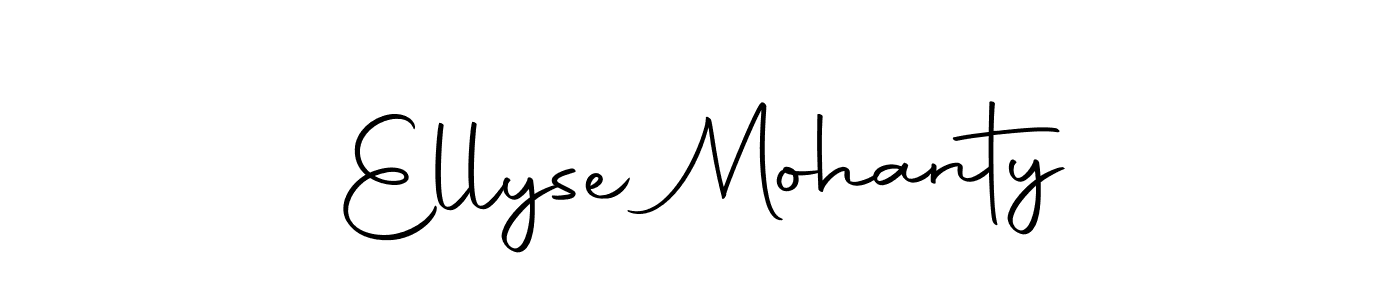 Make a short Ellyse Mohanty signature style. Manage your documents anywhere anytime using Autography-DOLnW. Create and add eSignatures, submit forms, share and send files easily. Ellyse Mohanty signature style 10 images and pictures png