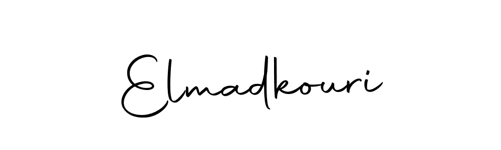 Similarly Autography-DOLnW is the best handwritten signature design. Signature creator online .You can use it as an online autograph creator for name Elmadkouri. Elmadkouri signature style 10 images and pictures png