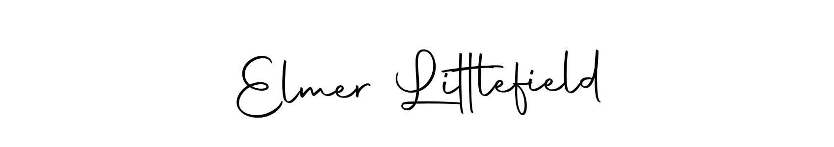 Also we have Elmer Littlefield name is the best signature style. Create professional handwritten signature collection using Autography-DOLnW autograph style. Elmer Littlefield signature style 10 images and pictures png