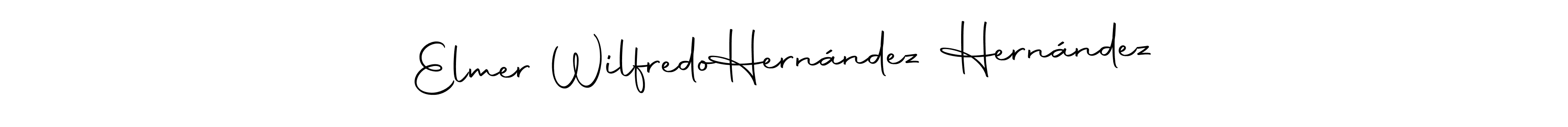 Autography-DOLnW is a professional signature style that is perfect for those who want to add a touch of class to their signature. It is also a great choice for those who want to make their signature more unique. Get Elmer Wilfredo  Hernández Hernández name to fancy signature for free. Elmer Wilfredo  Hernández Hernández signature style 10 images and pictures png