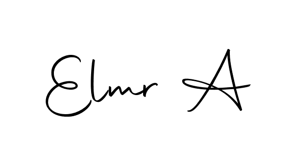 Make a beautiful signature design for name Elmr A. Use this online signature maker to create a handwritten signature for free. Elmr A signature style 10 images and pictures png