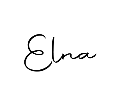if you are searching for the best signature style for your name Elna. so please give up your signature search. here we have designed multiple signature styles  using Autography-DOLnW. Elna signature style 10 images and pictures png