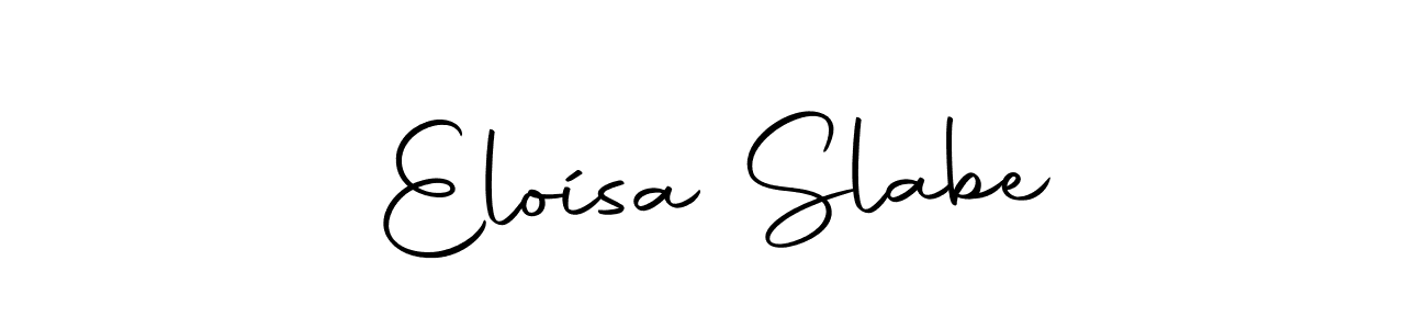 Autography-DOLnW is a professional signature style that is perfect for those who want to add a touch of class to their signature. It is also a great choice for those who want to make their signature more unique. Get Eloísa Slabe name to fancy signature for free. Eloísa Slabe signature style 10 images and pictures png
