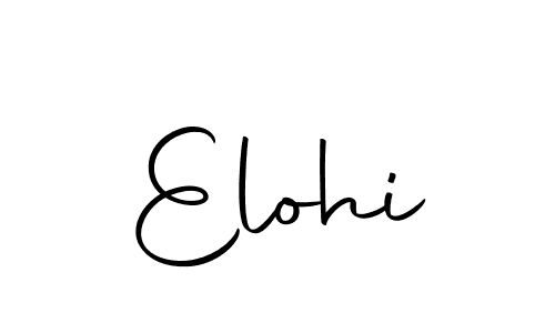 Use a signature maker to create a handwritten signature online. With this signature software, you can design (Autography-DOLnW) your own signature for name Elohi. Elohi signature style 10 images and pictures png