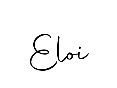 Design your own signature with our free online signature maker. With this signature software, you can create a handwritten (Autography-DOLnW) signature for name Eloi. Eloi signature style 10 images and pictures png