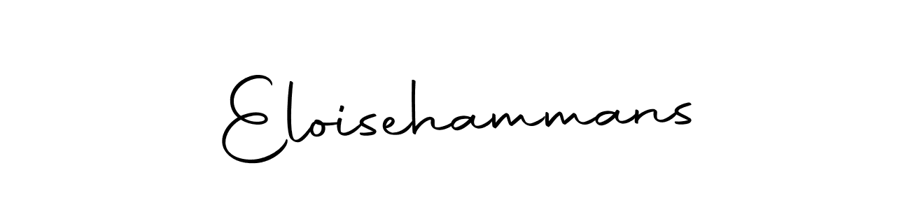 Design your own signature with our free online signature maker. With this signature software, you can create a handwritten (Autography-DOLnW) signature for name Eloisehammans. Eloisehammans signature style 10 images and pictures png