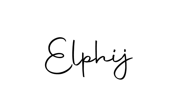 Use a signature maker to create a handwritten signature online. With this signature software, you can design (Autography-DOLnW) your own signature for name Elphij. Elphij signature style 10 images and pictures png