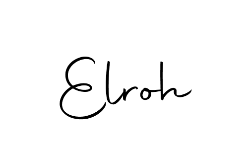 Elroh stylish signature style. Best Handwritten Sign (Autography-DOLnW) for my name. Handwritten Signature Collection Ideas for my name Elroh. Elroh signature style 10 images and pictures png