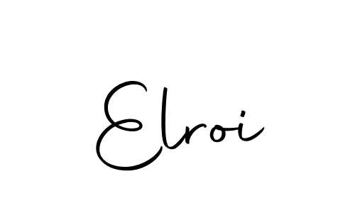 How to make Elroi name signature. Use Autography-DOLnW style for creating short signs online. This is the latest handwritten sign. Elroi signature style 10 images and pictures png