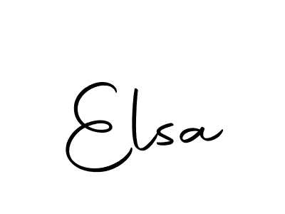 Create a beautiful signature design for name Elsa. With this signature (Autography-DOLnW) fonts, you can make a handwritten signature for free. Elsa signature style 10 images and pictures png