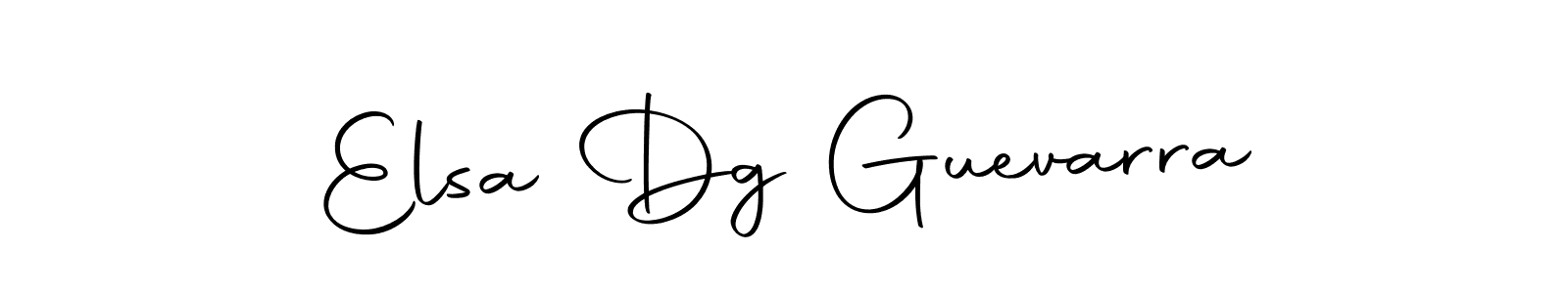 Create a beautiful signature design for name Elsa Dg Guevarra. With this signature (Autography-DOLnW) fonts, you can make a handwritten signature for free. Elsa Dg Guevarra signature style 10 images and pictures png